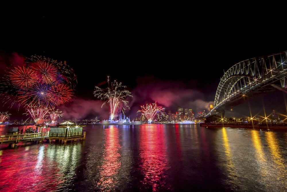 Celebrate with loved ones under the beautifully firework-lit sky