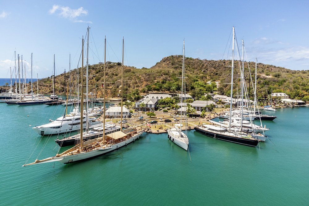 Charming English Harbour with its original Nelsonian buildings