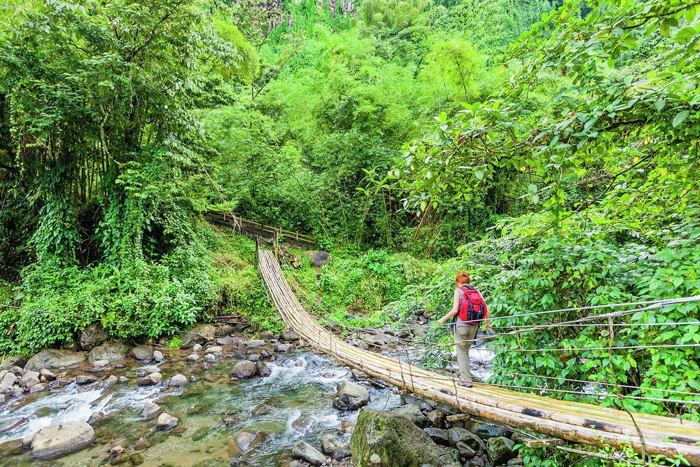 Hiking St Vincent Caribbean