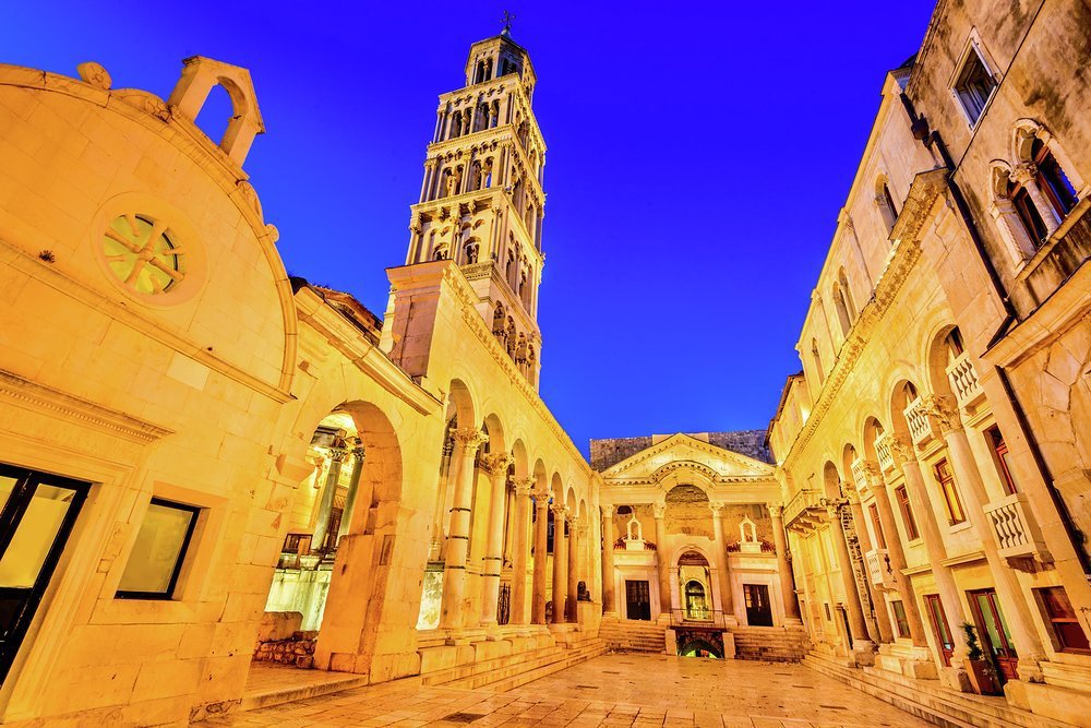 Diocletian's 1,600-year-old Palace is one of 10 UNESCO World Heritage Sites in Croatia