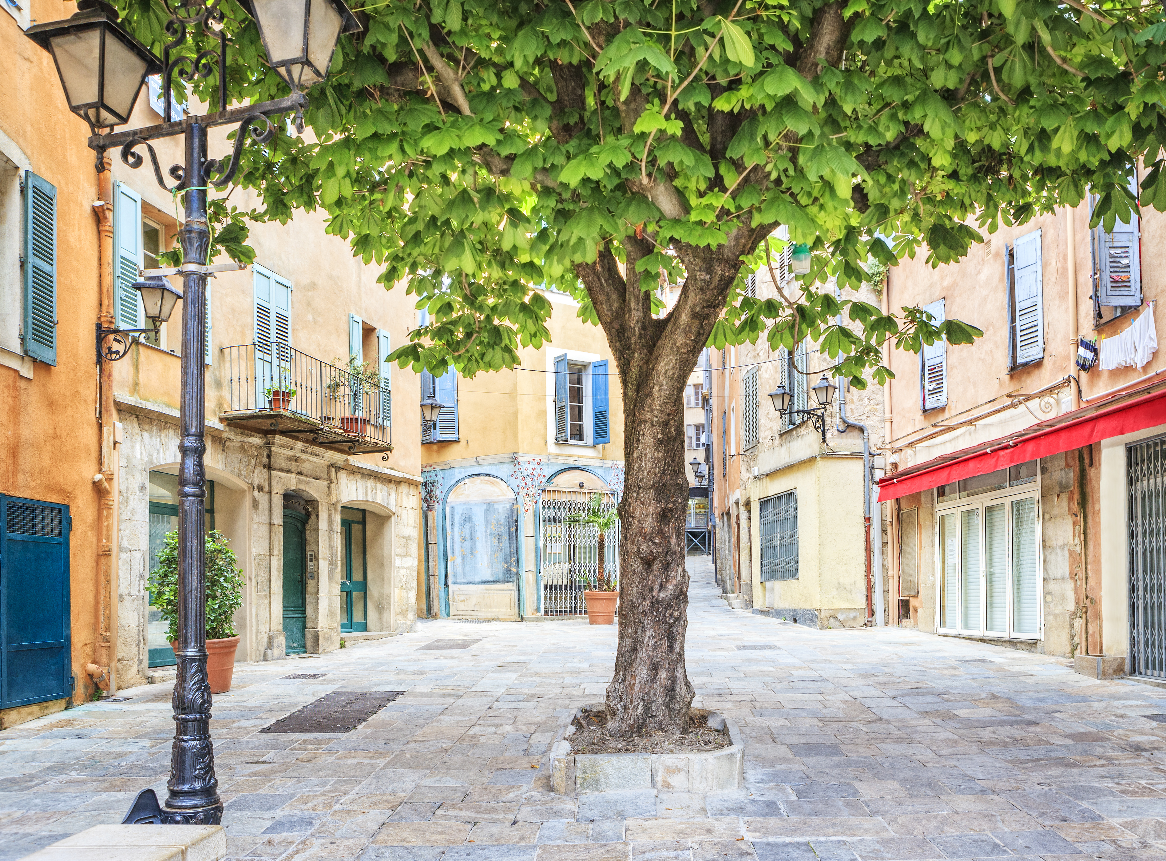 Place Etienne Roustan in the city of Grasse, France