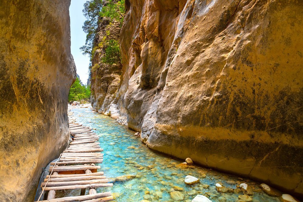 This entire gorge, 16km in length, was carved out over millennia by the river