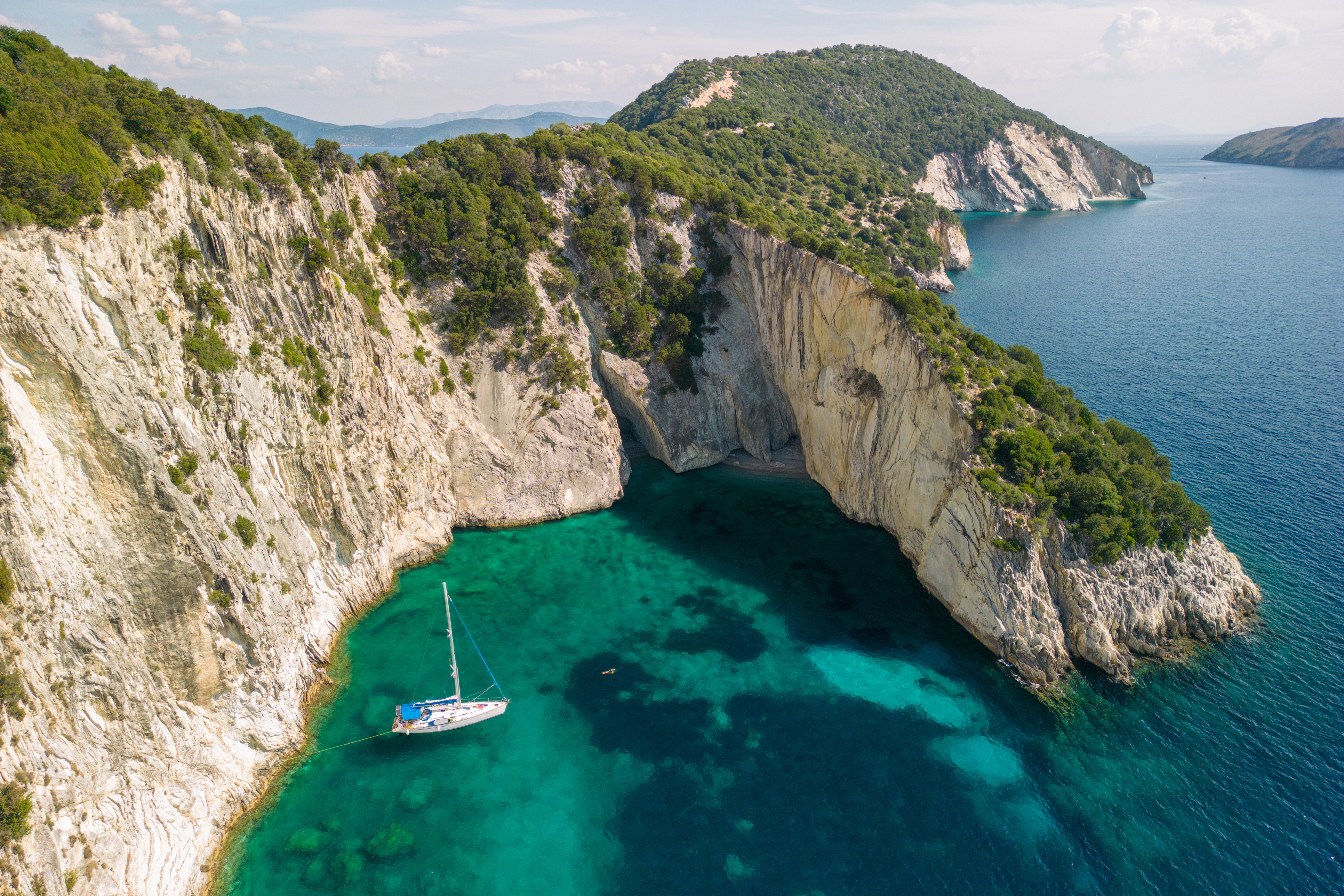 Meganisi cove