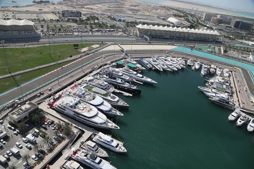 Abu Dhabi trackside