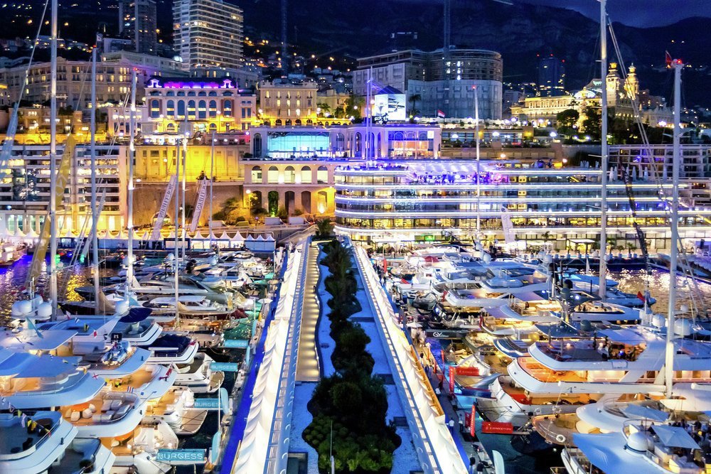 Late September every year Monaco's Port Hercule fills with the world's finest superyachts for the Monaco Yacht Show