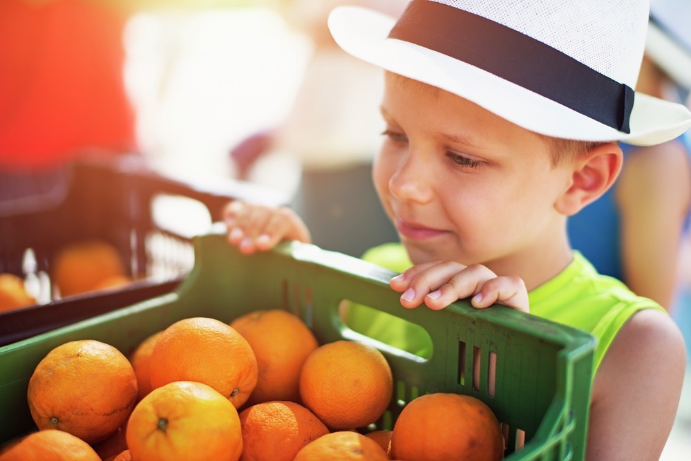 Practice language skills on a trip to the local market