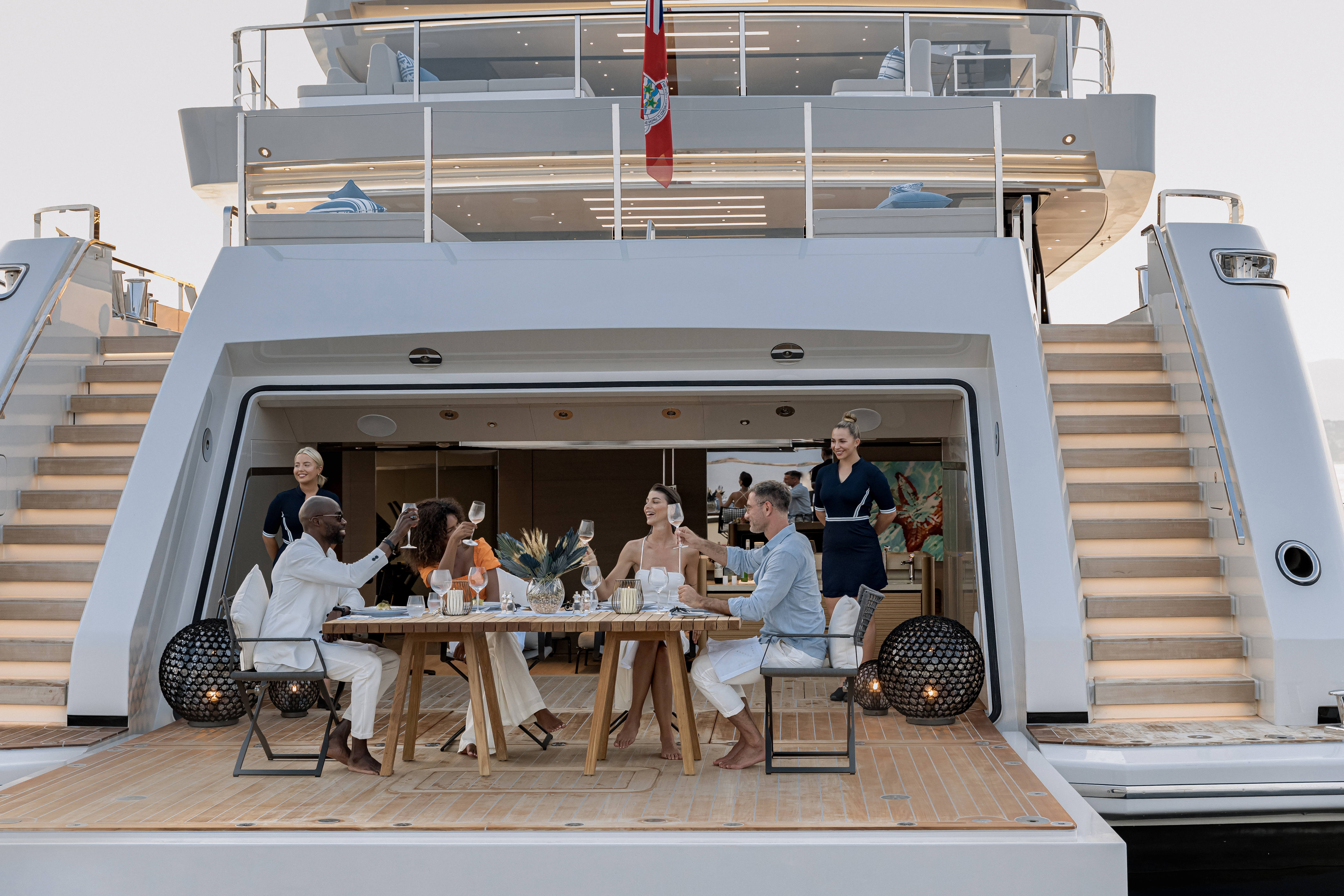 Yacht dining