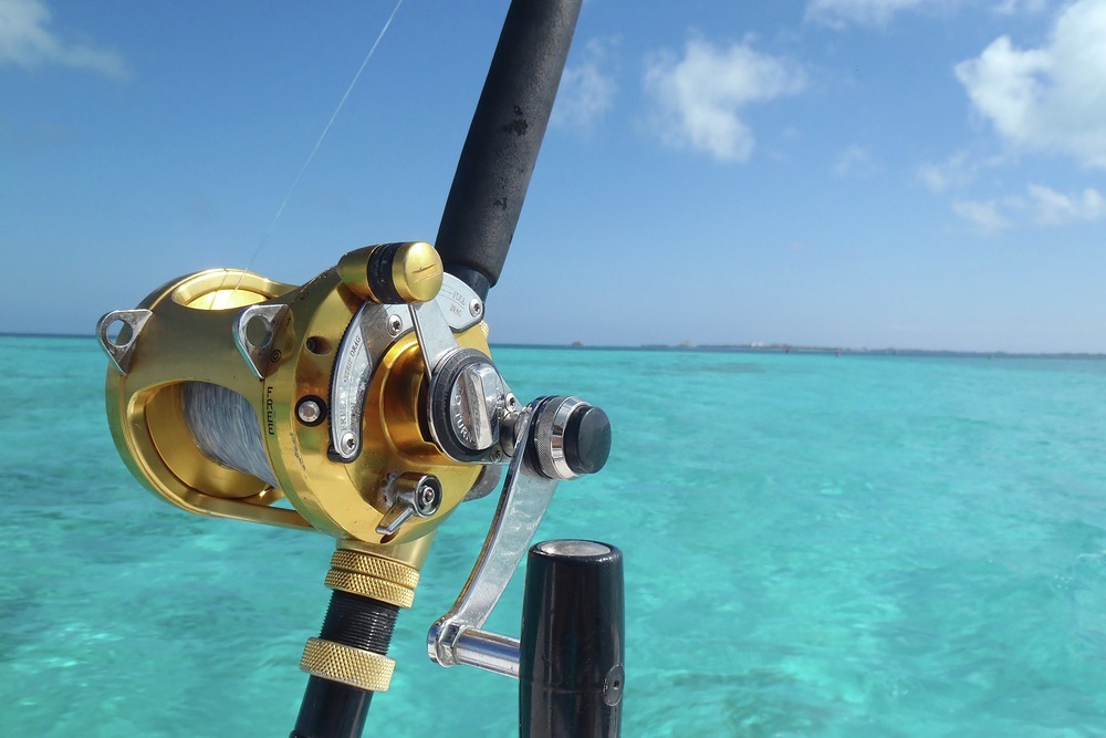 Blue sky, clear sea - welcome to fishing in The Bahamas