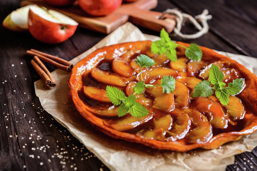 A traditional French apple tarte tatin is always a winner with GLADIATOR guests