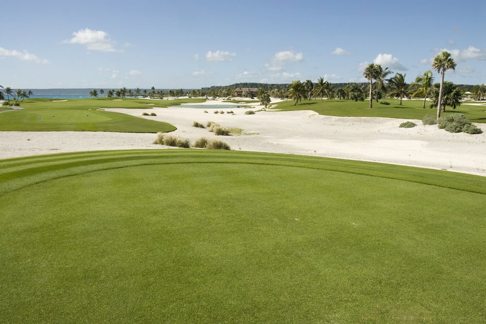 This unique course features lakes, streams, white quartz sand bunkers and even a beautiful waterfall
