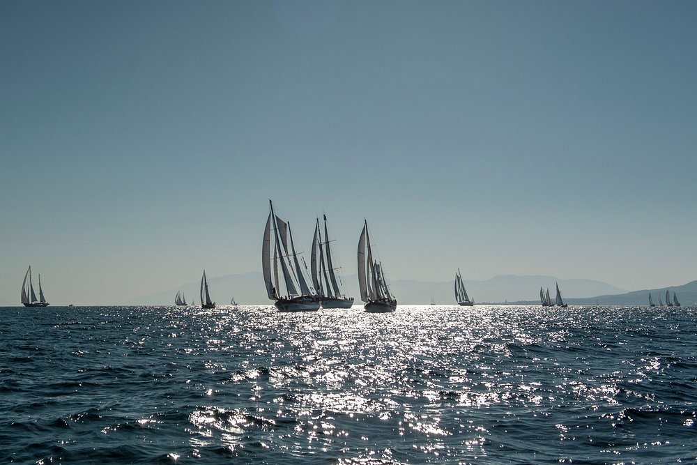The Bodrum Cup sees the traditional Turkish gulets race each other with guests on board