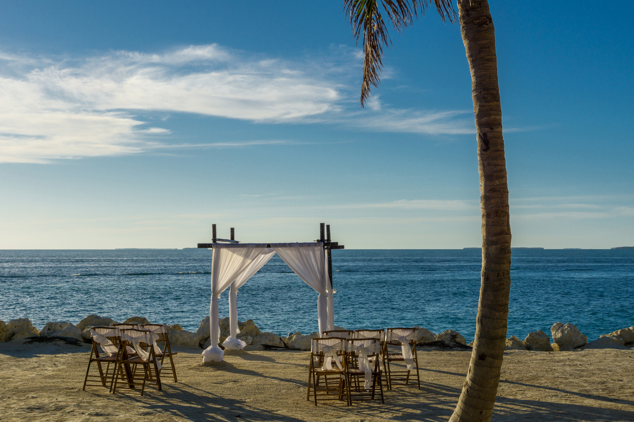 Florida beach wedding