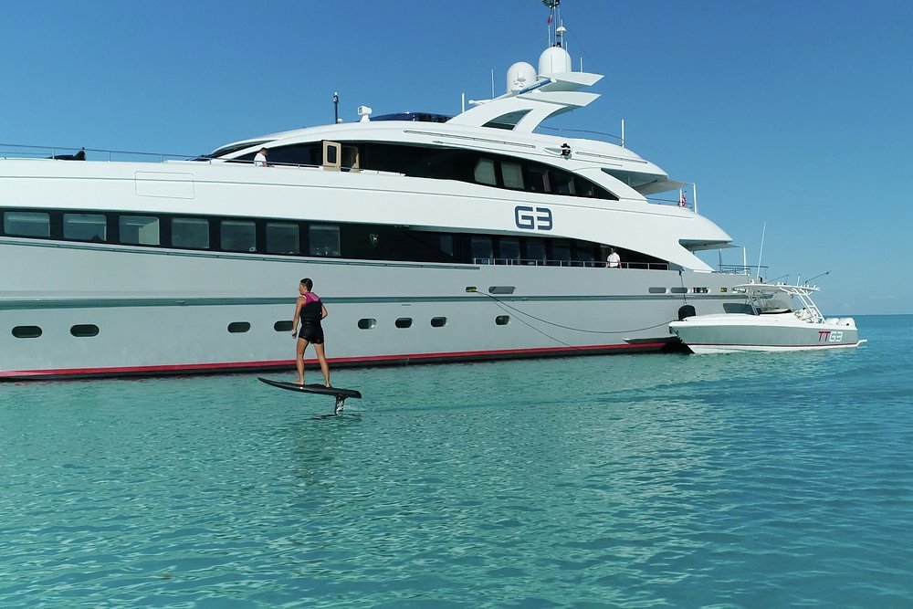 G3 has all the watertoys, from paddleboards to kitesurfers, wakeboards to eFoils