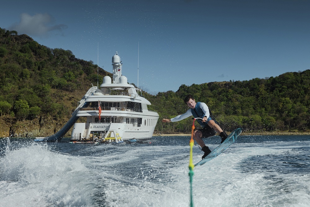 Get your freak on! High octane watersports are part of the fun