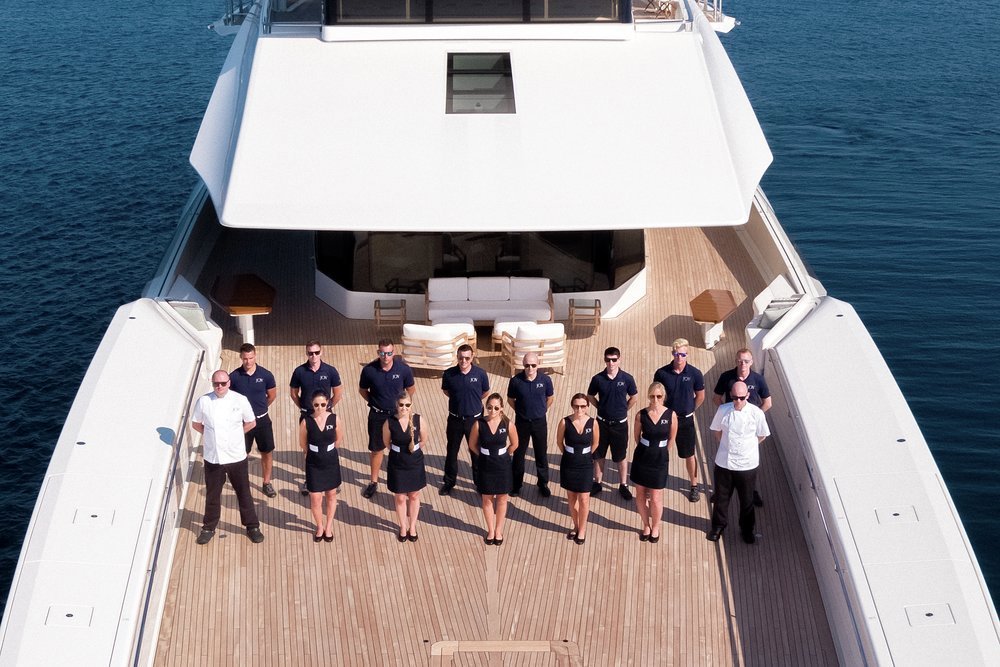 The 70m (229.7ft) Feadship JOY sleeps up to 19 crew