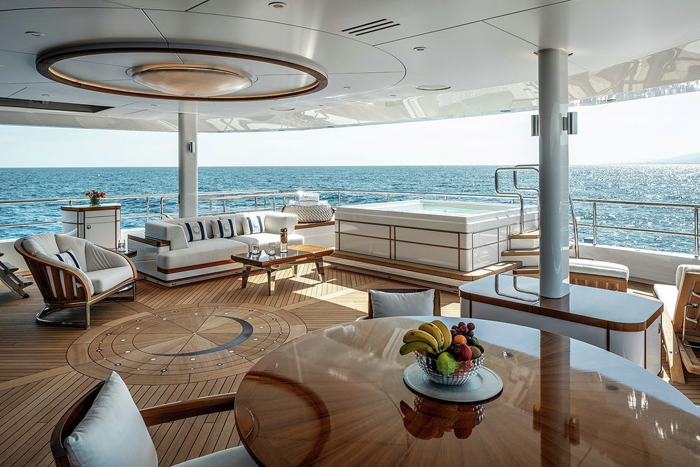 The owner's private terrace