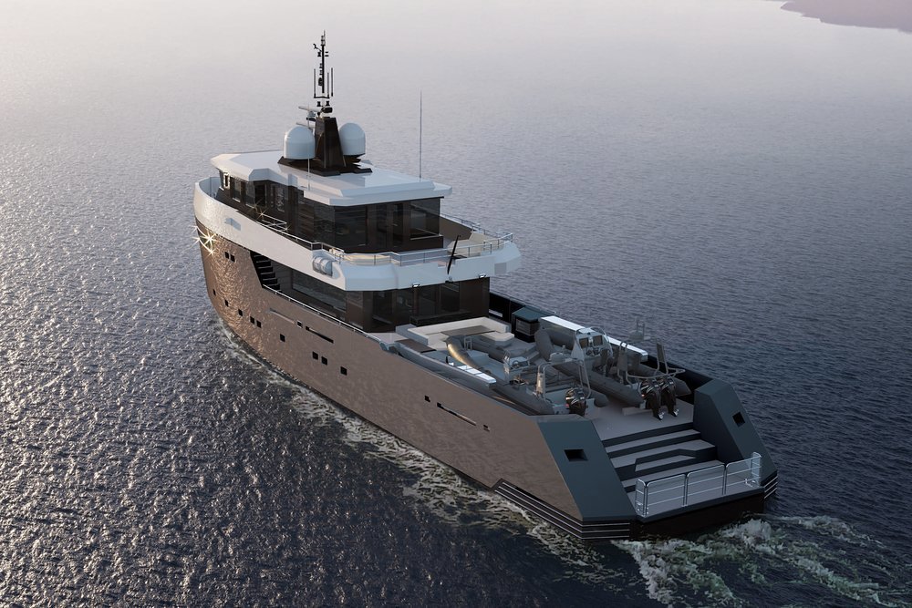 A vast boat deck enables any number of adventures anywhere in the world