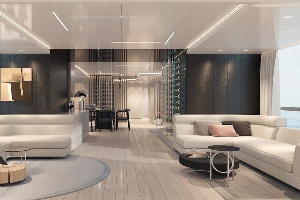 Clean-lined, contemporary living spaces by Italian studio Burdissocapponi Yacht & Design