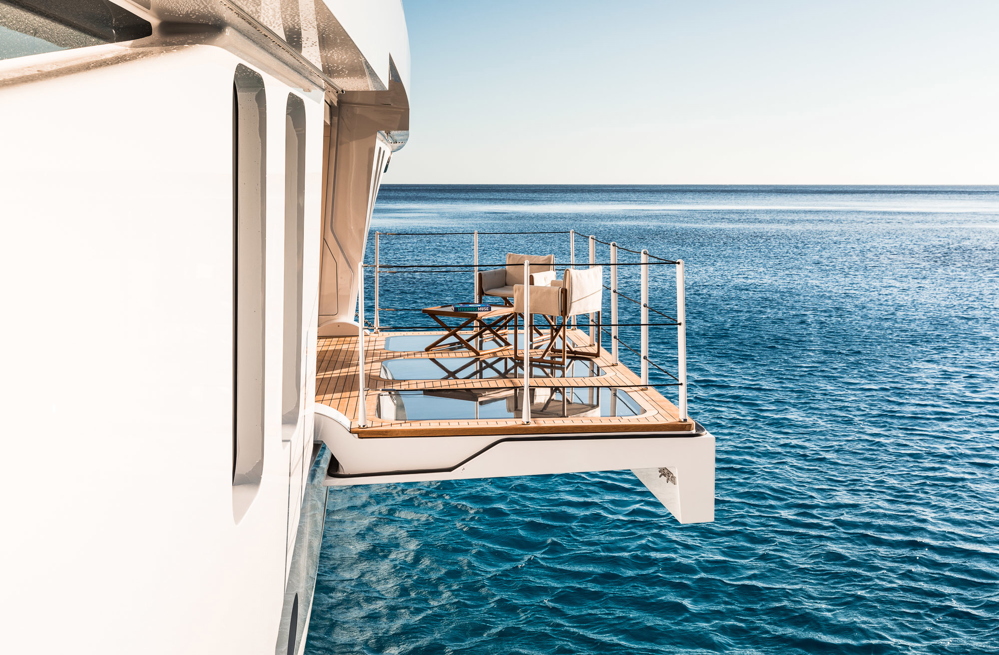 STELLA MI yacht balcony Burgess