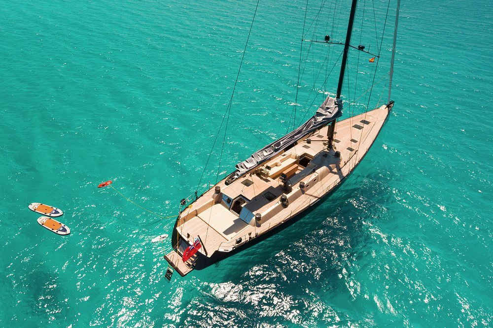 Regatta-winning pace under sail and plenty of versatile deck space and toys at anchor. She's the complete package 