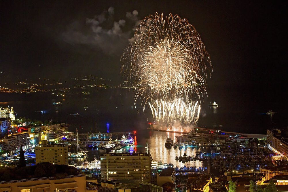 Monaco's National Day culminates in fireworks