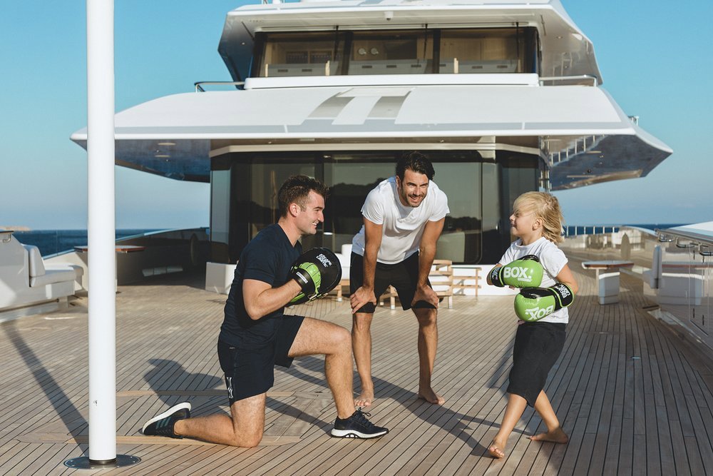 From sports to water fights to gaming and storytime, the crew makes the difference