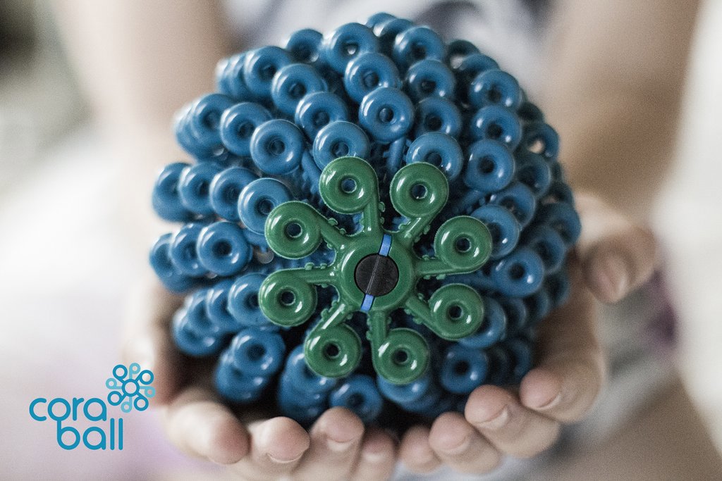 Cora Ball collects microfibres during laundry so they don't reach the sea