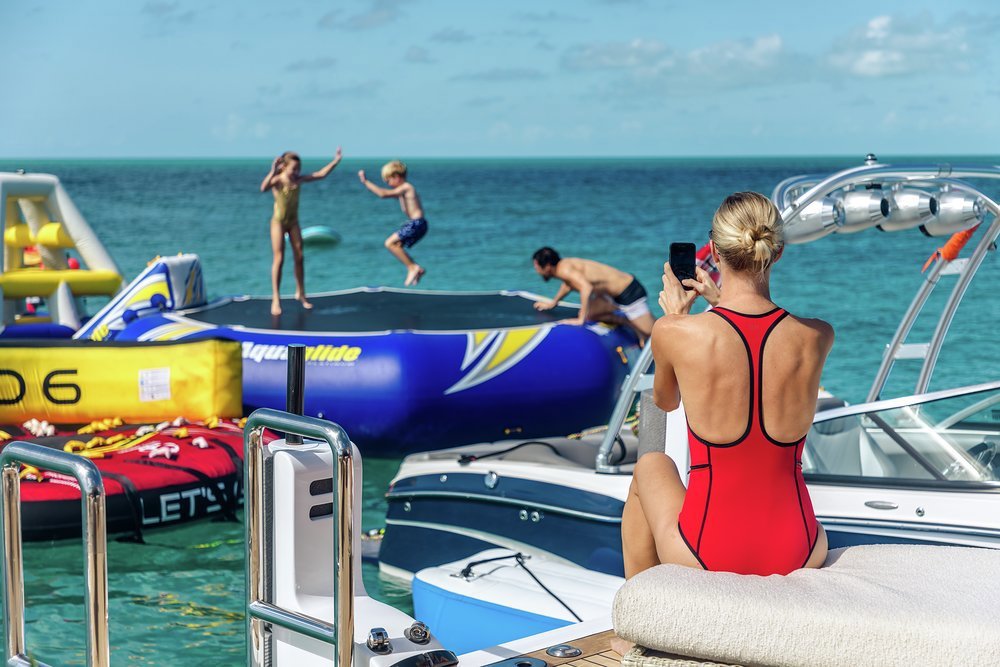 Bounce yourself fit and laugh yourself silly in ODYSSEY's waterpark