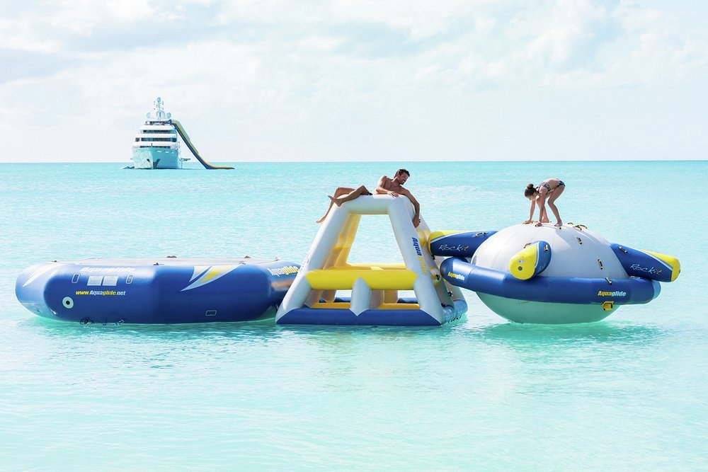 TITANIA's slide is one of the biggest in the business and everyone loves the waterpark