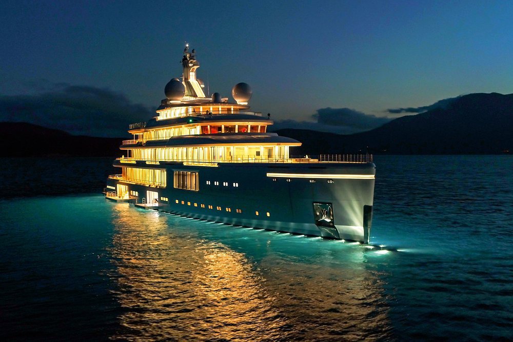 LUMINOSITY shines at night