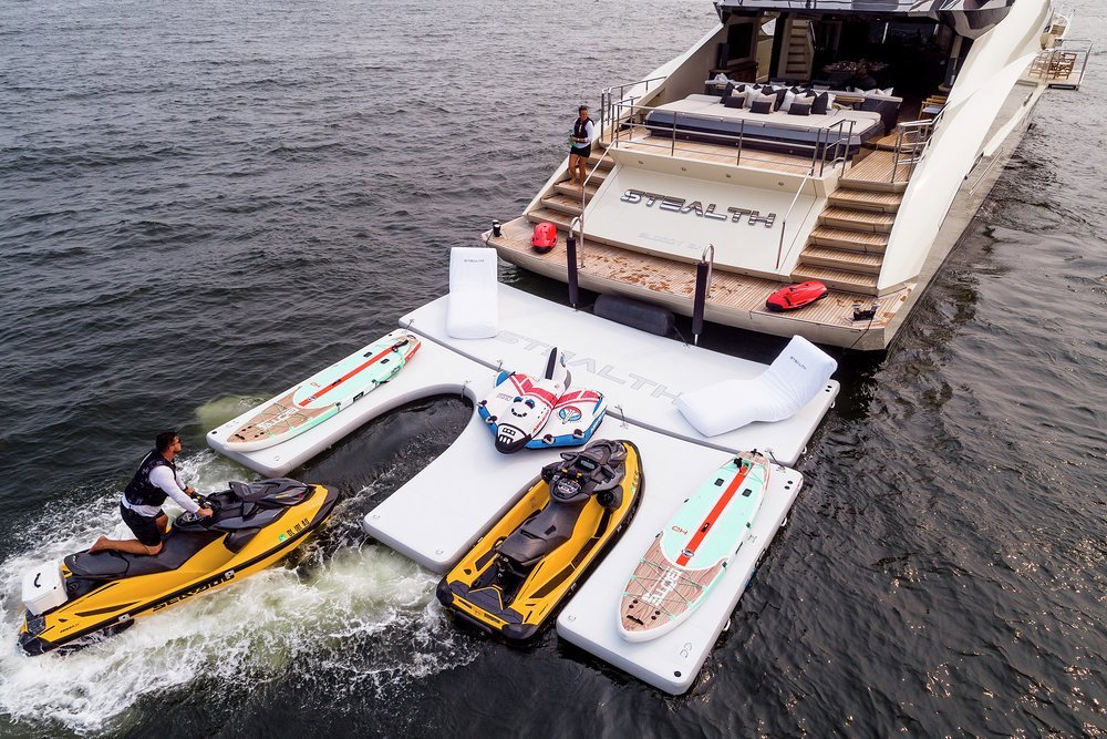 Even docking the jetski is cool!