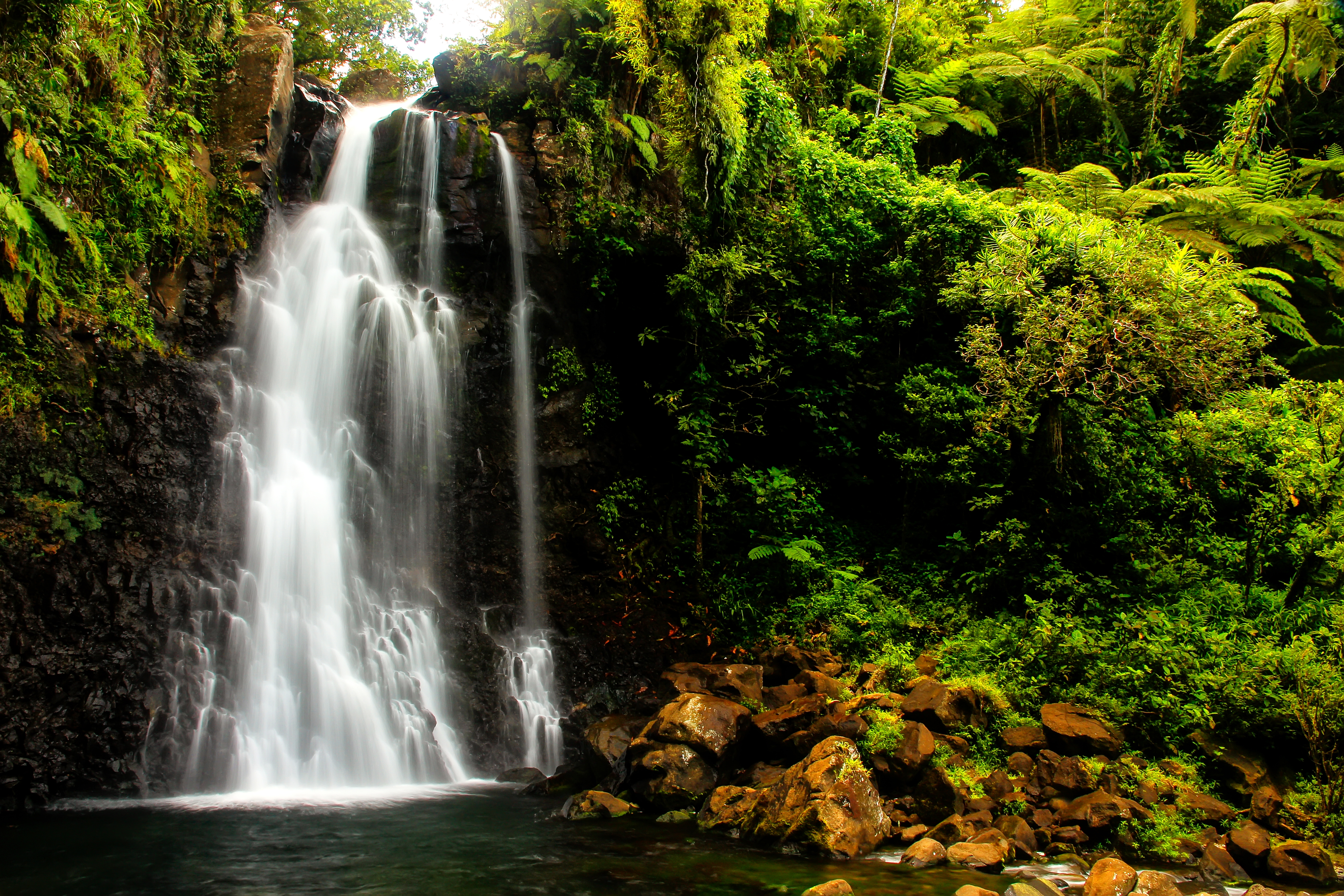 Fiji waterfall