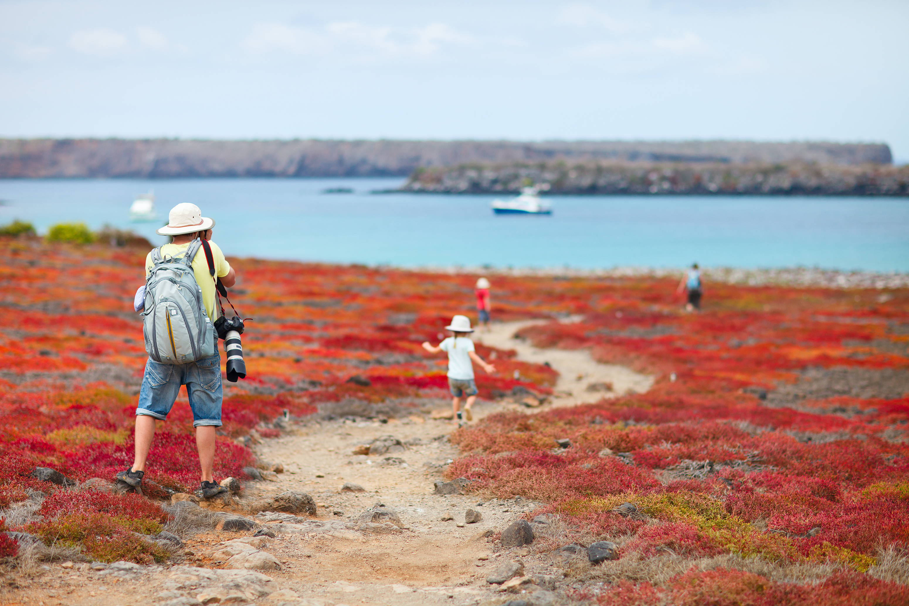 Galapagos hiking