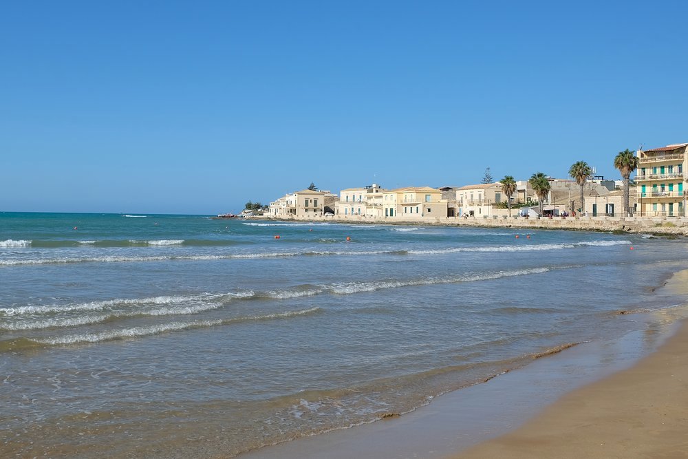 Sampieri is a quiet town on Sicily's southern coast with a glorious stretch of sand