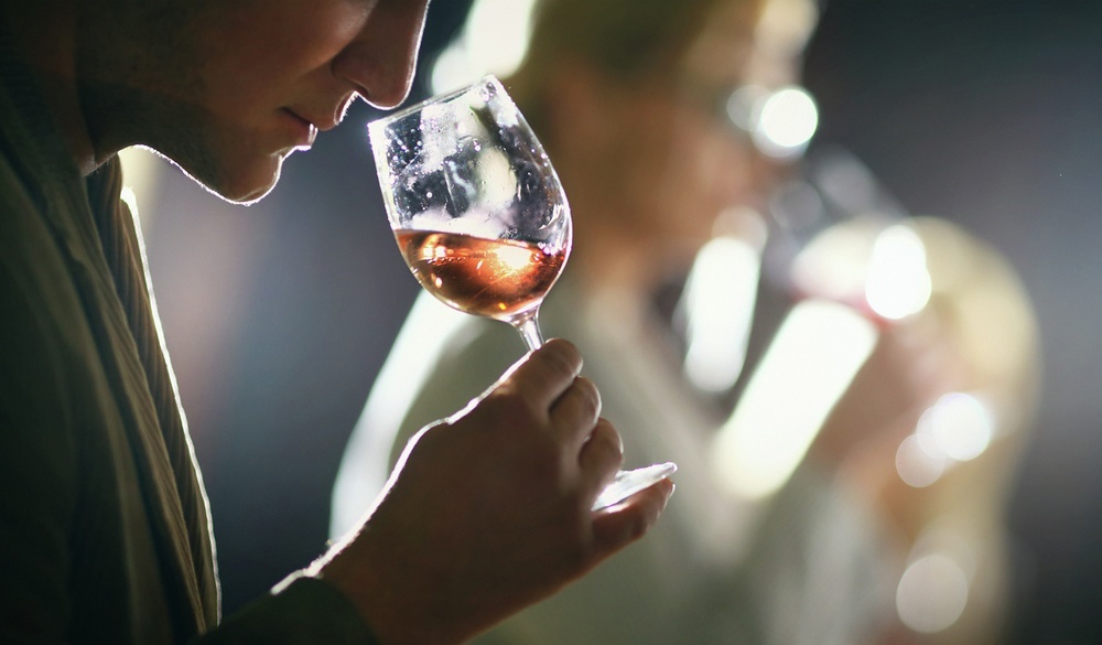 Sample wines at Lerins Abbey vineyard