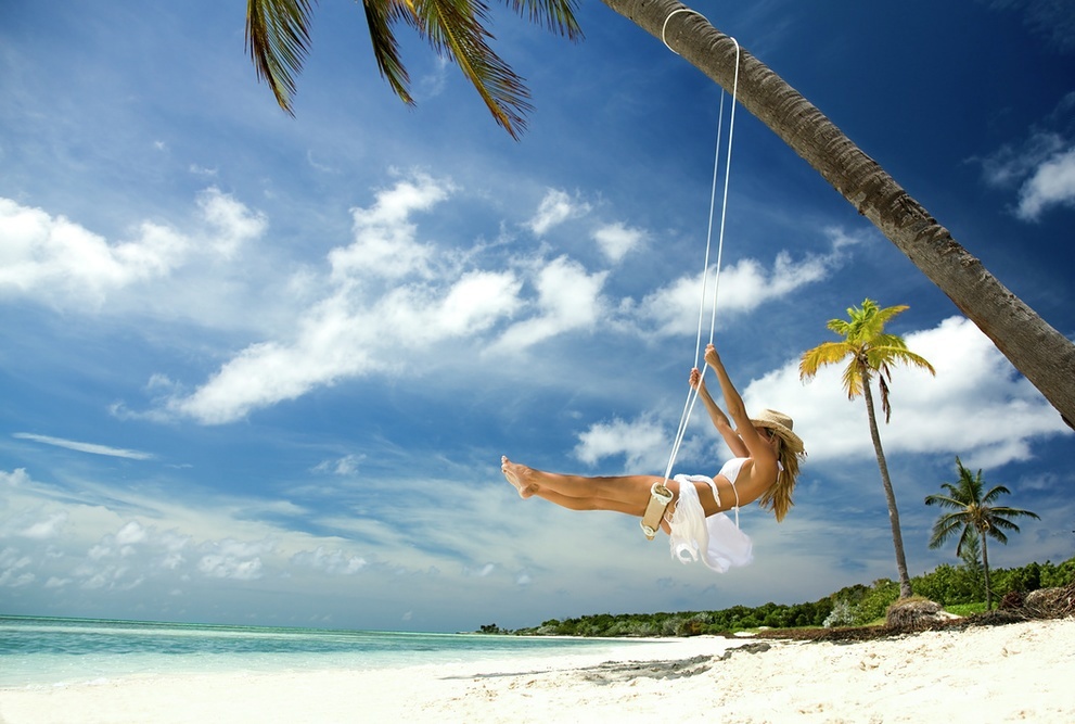 White-sand beaches are waiting for you