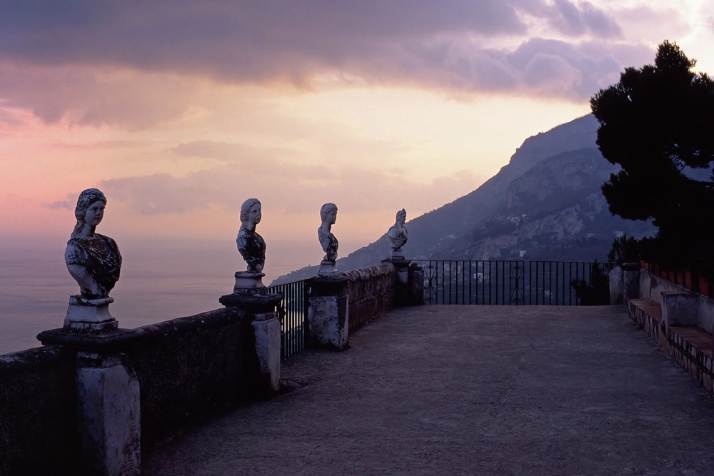 The iconic Terrace of Infinity at Villa Cimbrone 