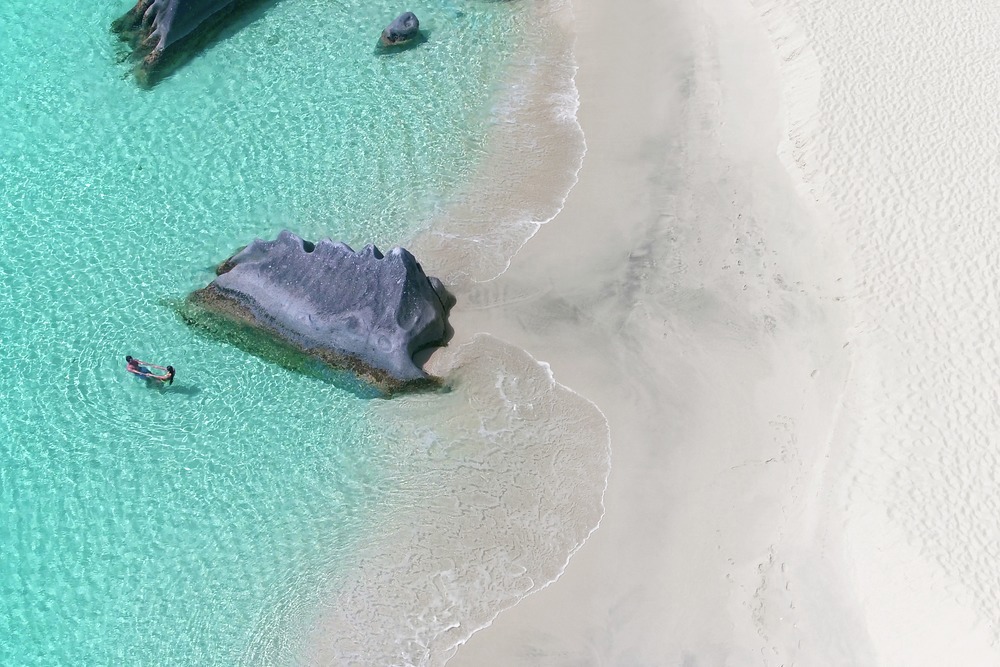 White beaches and clear sea, the Caribbean dream