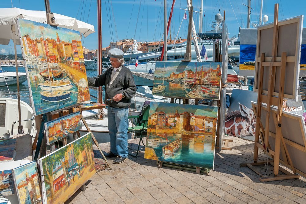 The clarity of light in Cannes and the French Riviera continues to draw artists to this fabled coast