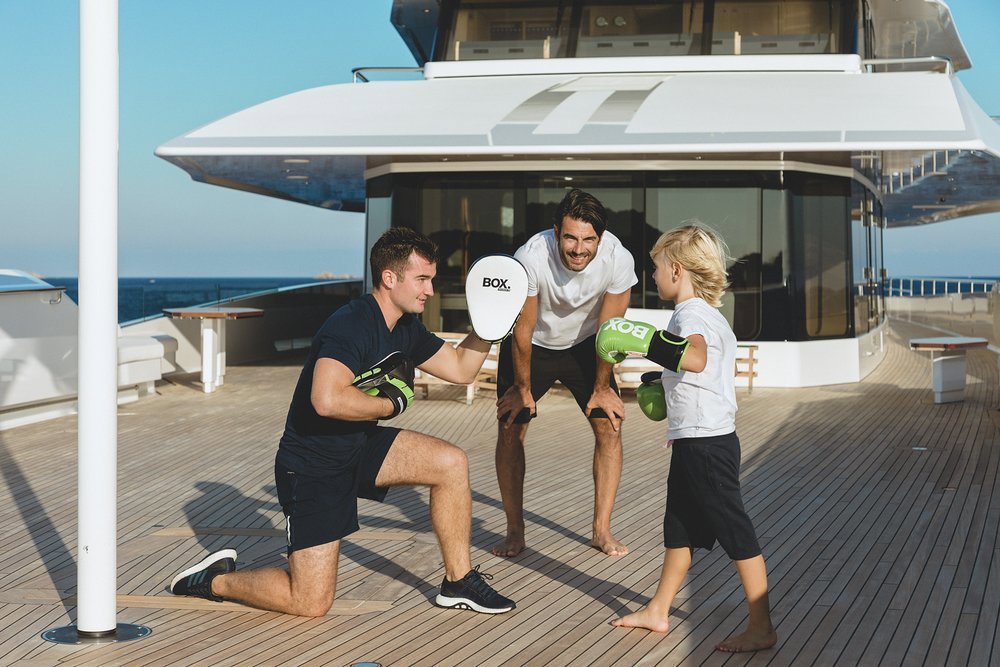 Children love yachting because there's so much to do, there's never a dull moment