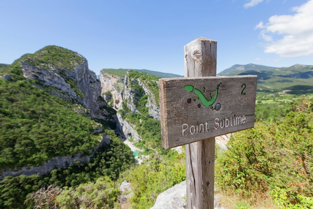 ...and ends with a rewarding view at the aplty named Point Sublime