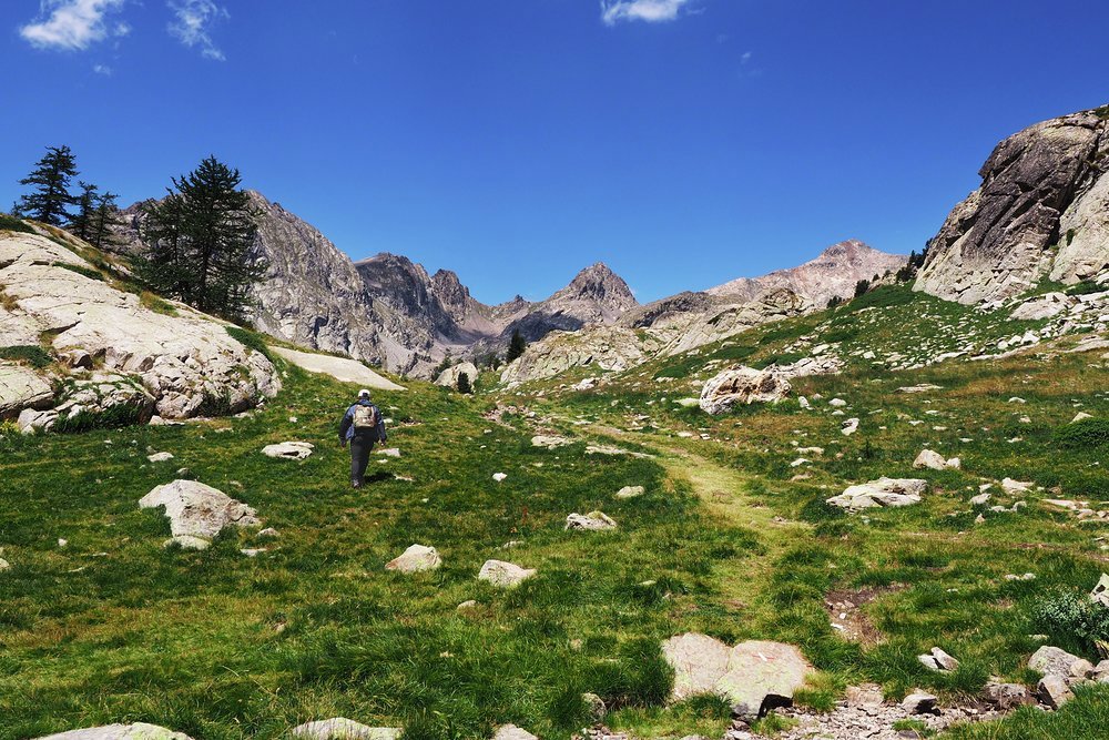 The park is criss-crossed with hiking trails that reveal breath-taking views around every crest and bluff
