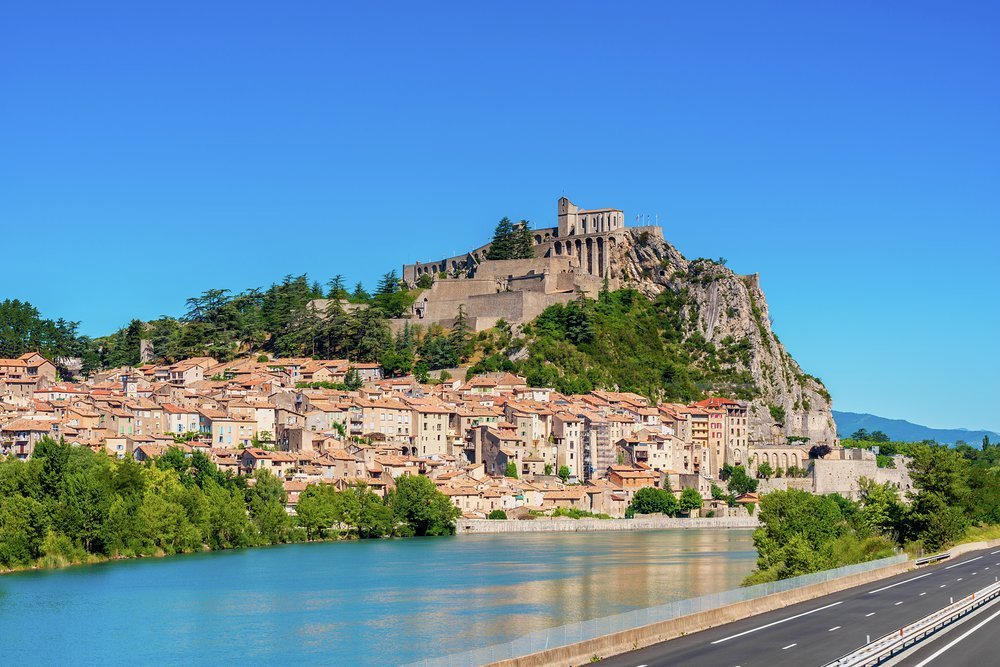 Beautiful historic towns like Sisteron are within easy reach of the Riviera