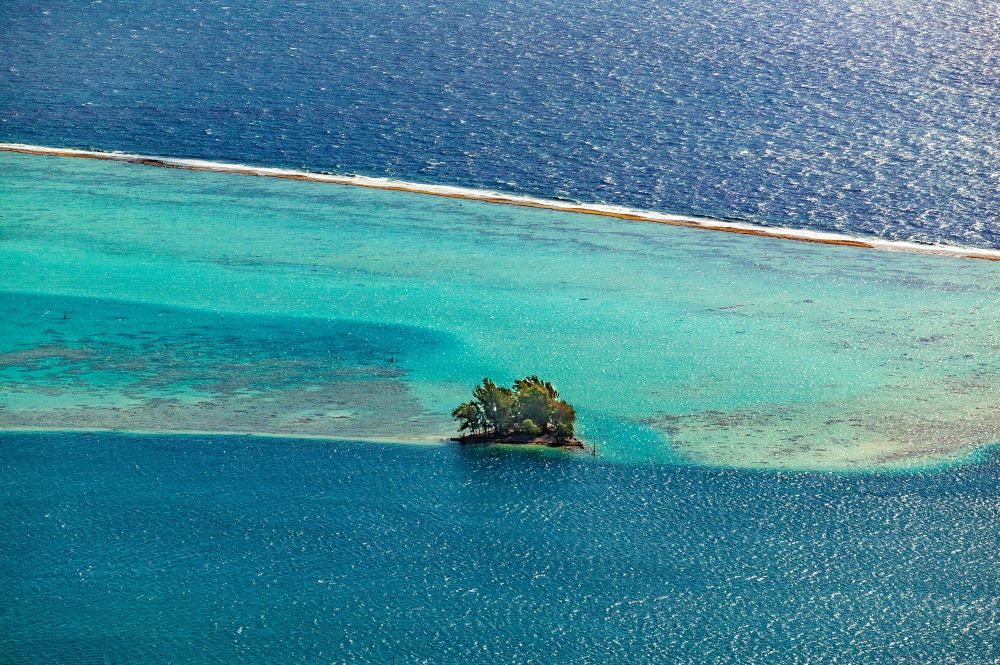Cast yourselves away for lunch on a motu in Raiatea