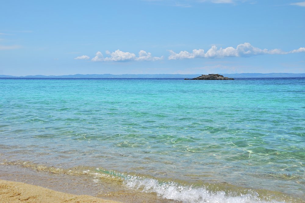 Serene scene at Kalogria Beach