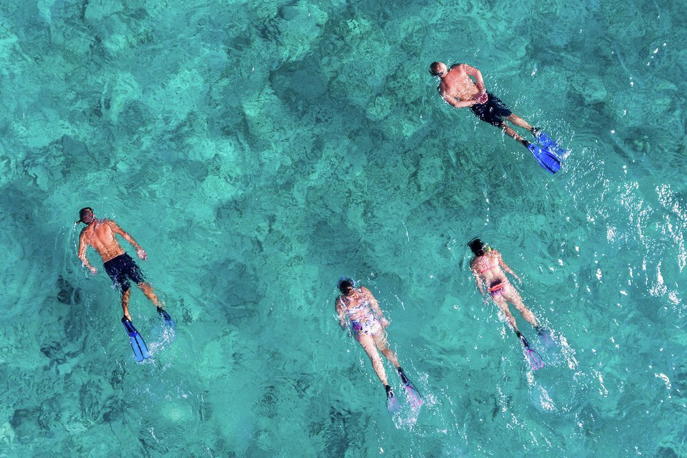 You can spend hours exploring the corals and marine life