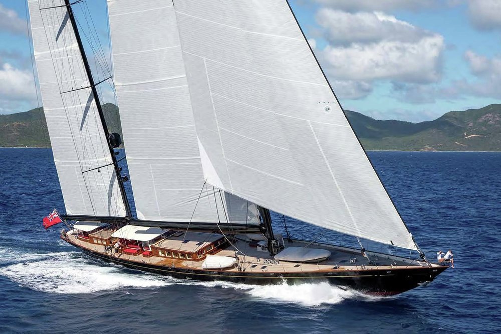 54.6m (179.1ft), 8 guests in 4 cabins, rates from USD 203,000