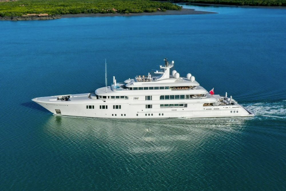74.5m (244.4ft), 12 guests in 6 cabins, rates from USD 595,000
