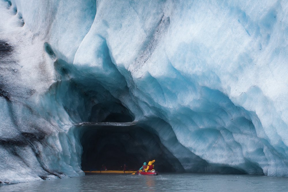 Kayaking through breathtaking scenery is highly recommended