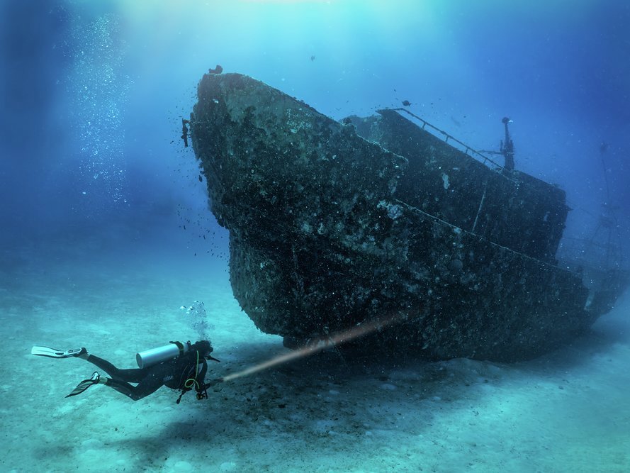 As well as corals, whale sharks, manta rays and all sorts of sharks, there are atmospheric wrecks